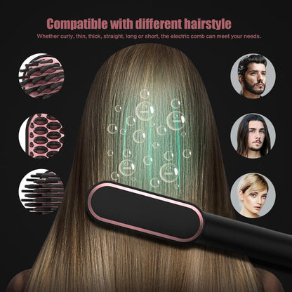 Hair Straightener Brush Beard Straightener Brush