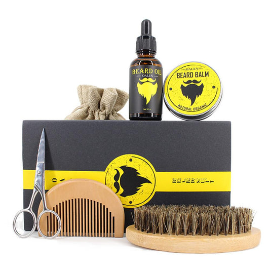 Men Beard Care Set Natural Organic Beard Oil