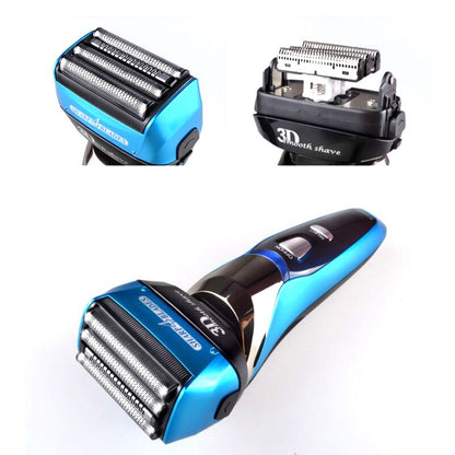 Waterproof cleaning shaver rechargeable