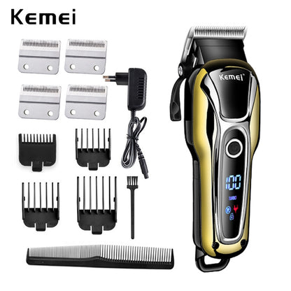 Professional hair clipper rechargeable hair trimmer