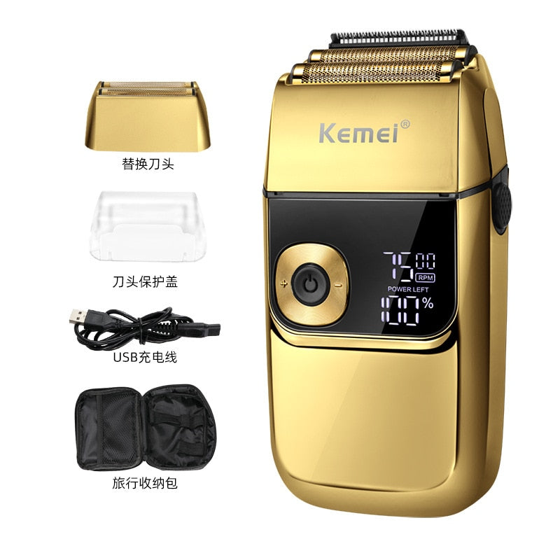 Kemei Electric LCD Hair Clipper Cordless Trimmer