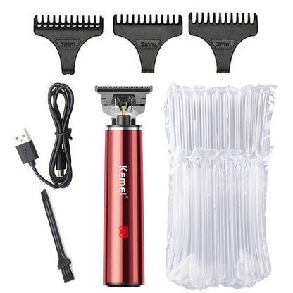 LCD display powerful kemei hair trimmer