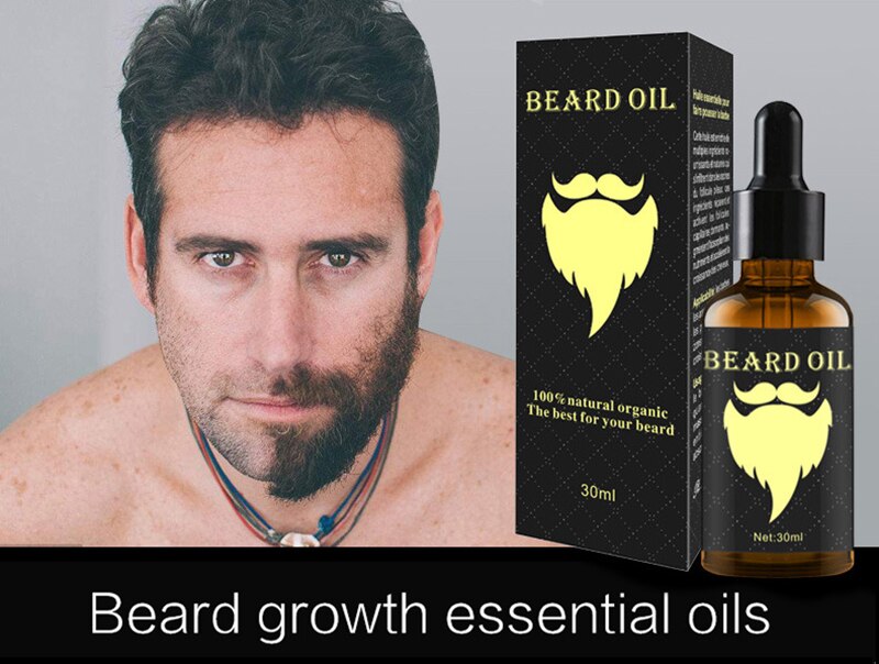 Special Offer Natural Accelerate Facial Hair Grow Beard Oil Men Grooming