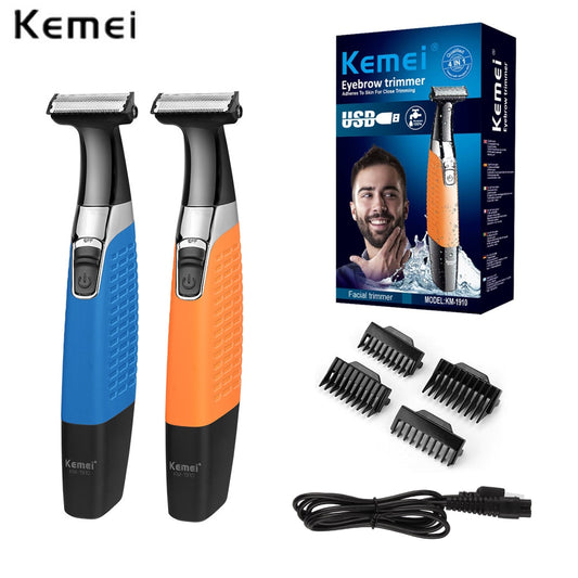 Professional Electric Shaver for Men Rechargeable Beard Trimer Razor