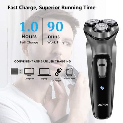 Electric Face Shaver Razor for Men