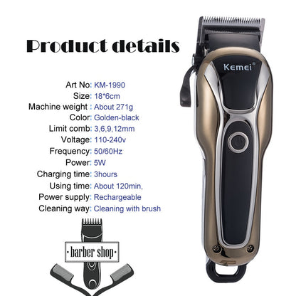 Hair clipper professional hair Trimmer in Hair clippers for men