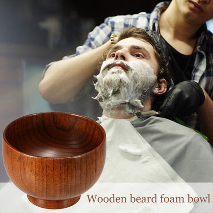 Wooden Beard Foam Bowl Safety Corrosion Resistant