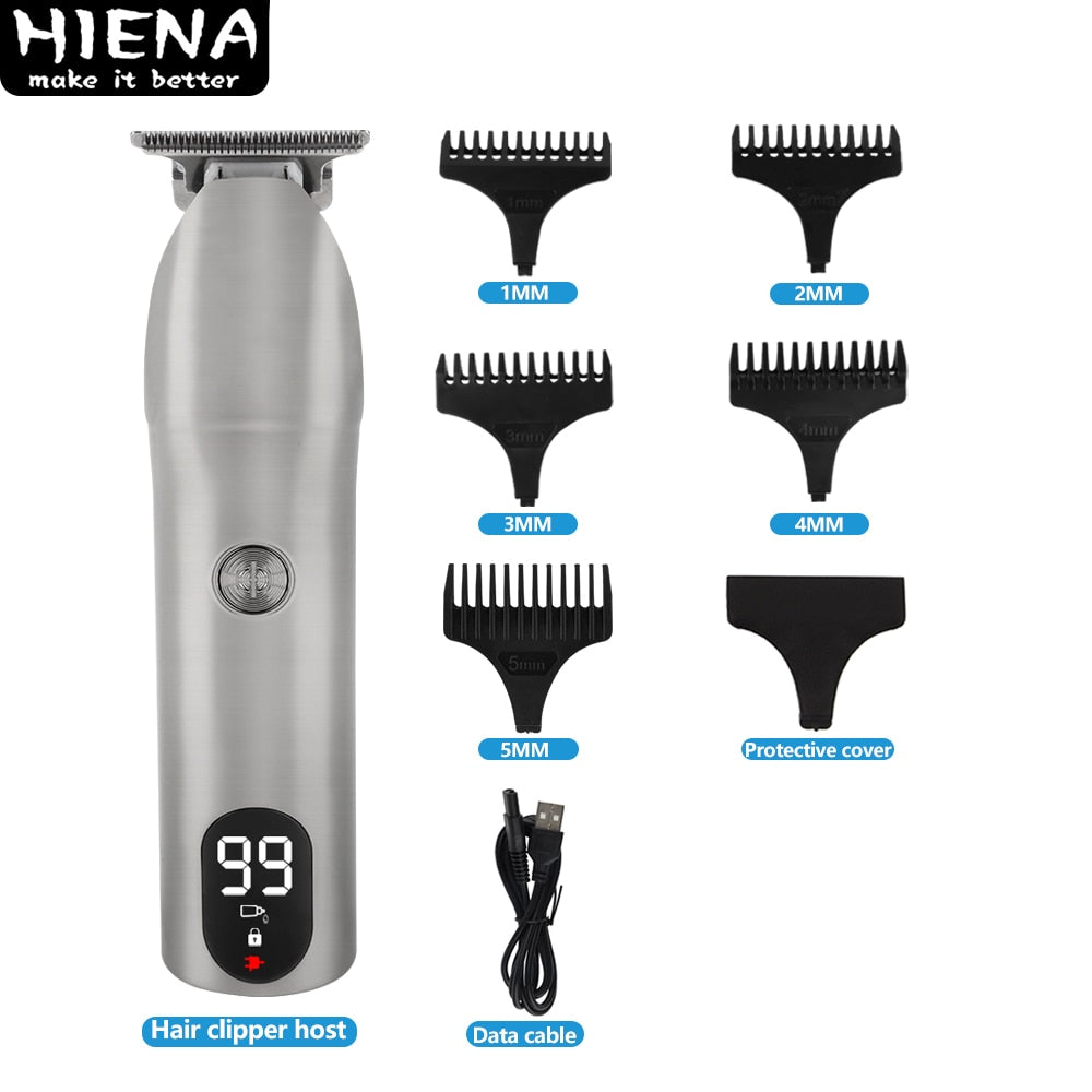 LCD Hair Trimmer Beard Hair Clipper