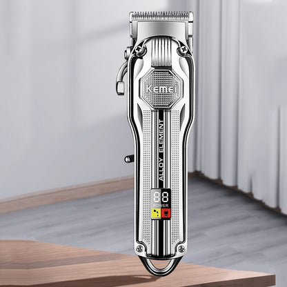 Electric metal housing hair clipper rechargeable