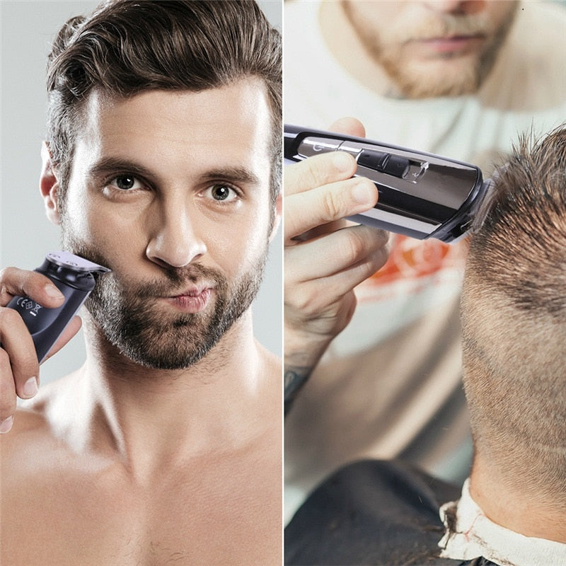 All in one grooming kit electric shaver hair clipper for men beard