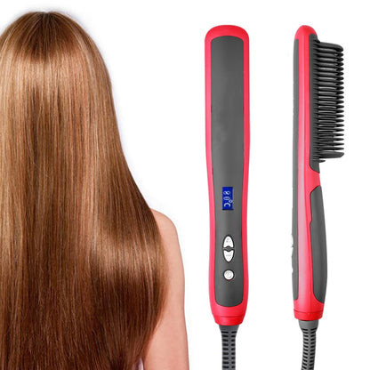 6 Modes Straightener Comb Hair Hairstyles and Tools