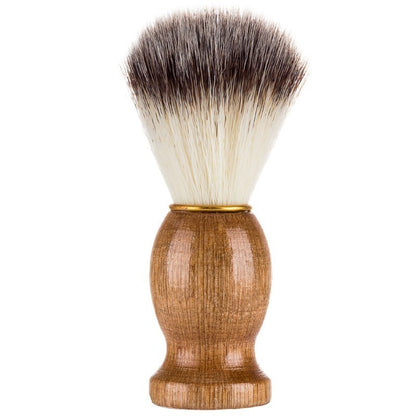 Men Beard Brush Wooden Handle Shaving