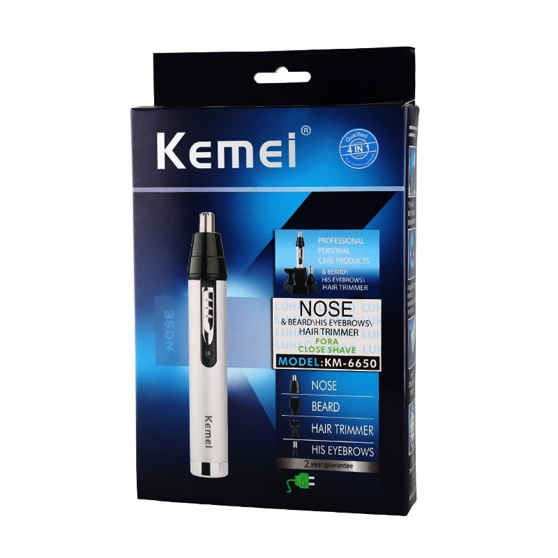 Special Offer Kemei rechargeable electric nose ear hair trimmer kit