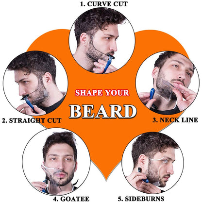 Beard Shaping Styling Tool With Comb Men