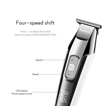 Electric Hair Clipper LED Display