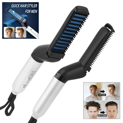 Men Multifunctional Hair Beard Straightener Comb