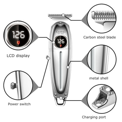 Full metal professional hair trimmer