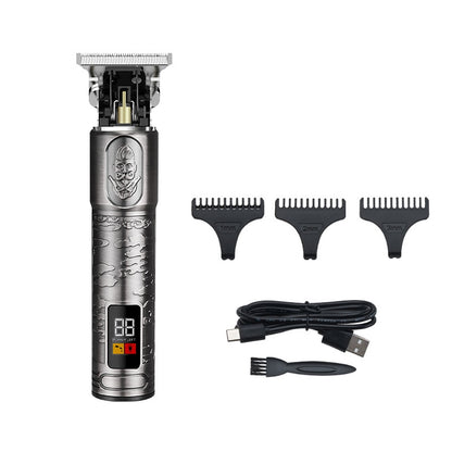 USB LCD Hair Trimmer Electric Clipper