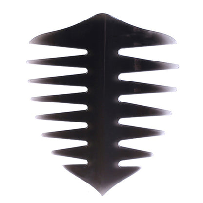 Men Vintage Oil Hair Comb Retro Wide Tooth Fork