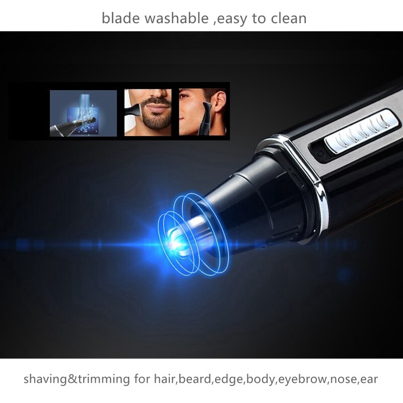 Rechargeable trimmer electric shaver