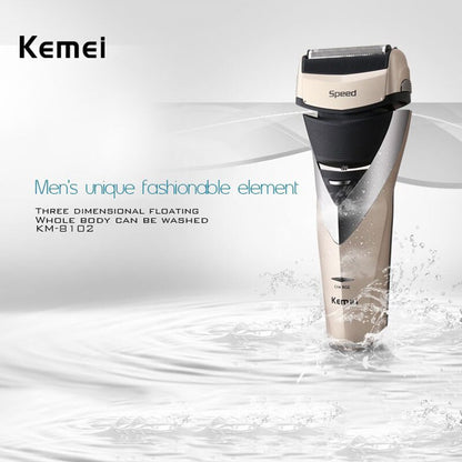 3D rechargeable electric shaver washable electric razor