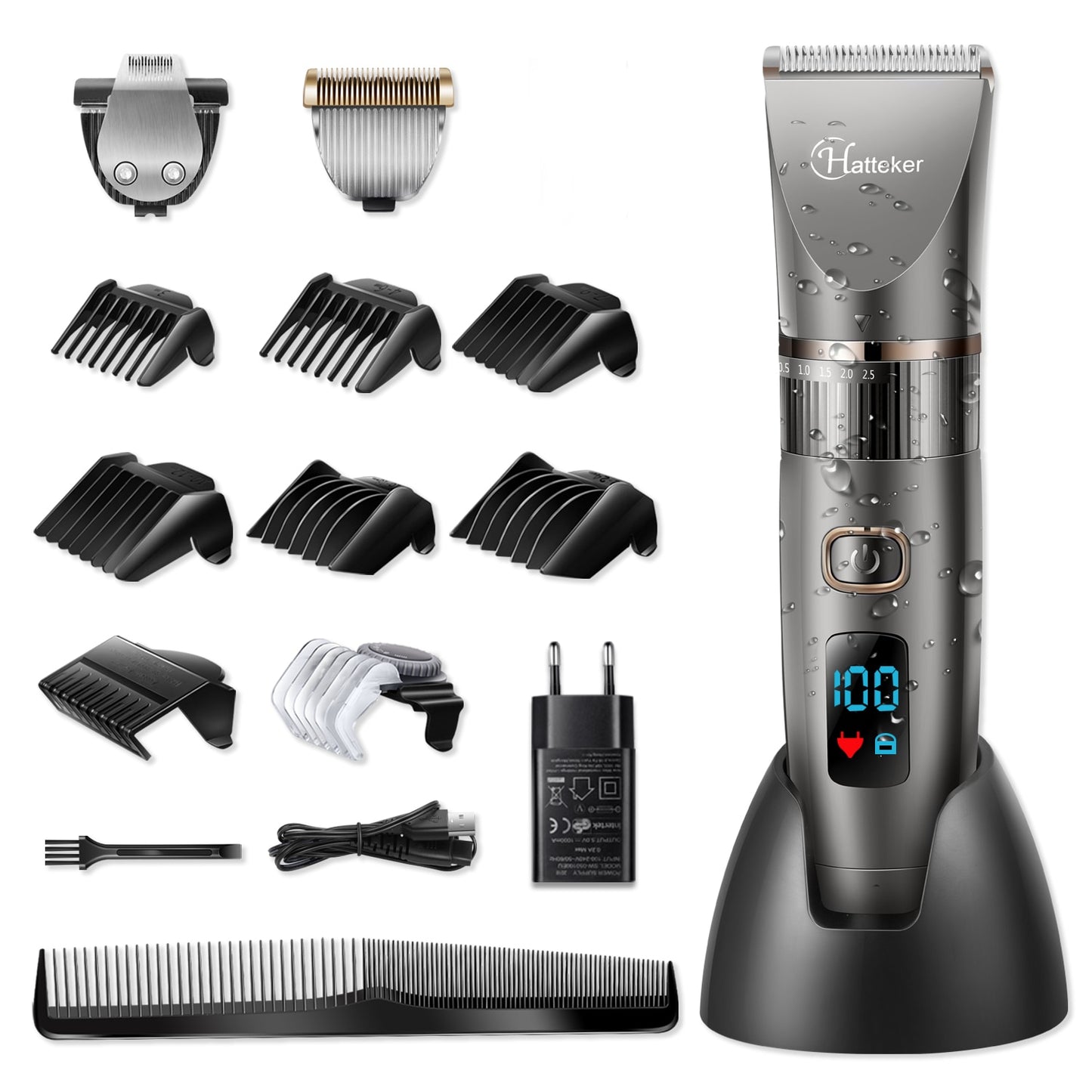 Hair Clipper Waterproof Hair Trimmer