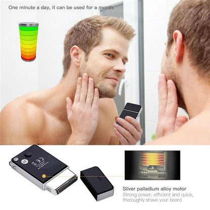 Men Rechargeable Floating Beard Shaver