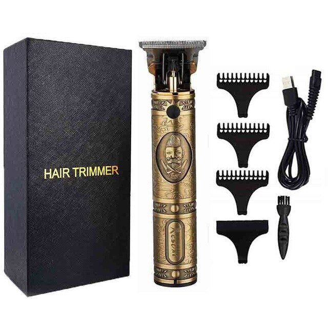 USB LCD Hair Trimmer Electric Clipper