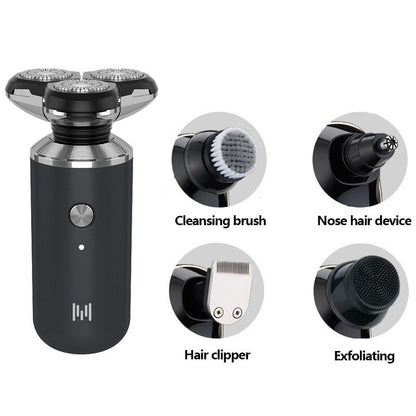 Wet dry electric shaver for men beard hair trimmer