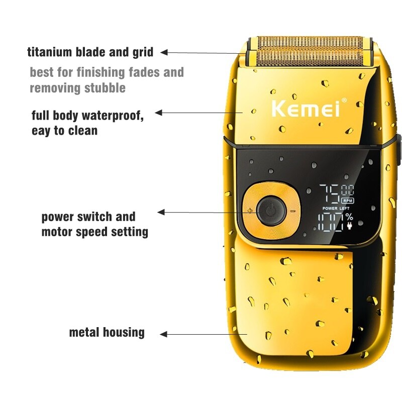 Original metal housing electric shaver