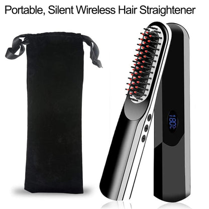 Wireless Mini Hair Comb Men's Quick Beard Brush