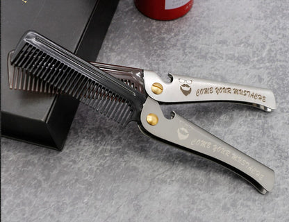 Portable Pocket Hair Beard Metal Comb