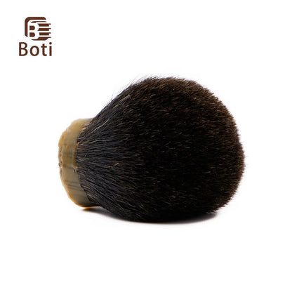 Giant Black Badger Hair Knot Gel Tip Bulb Type