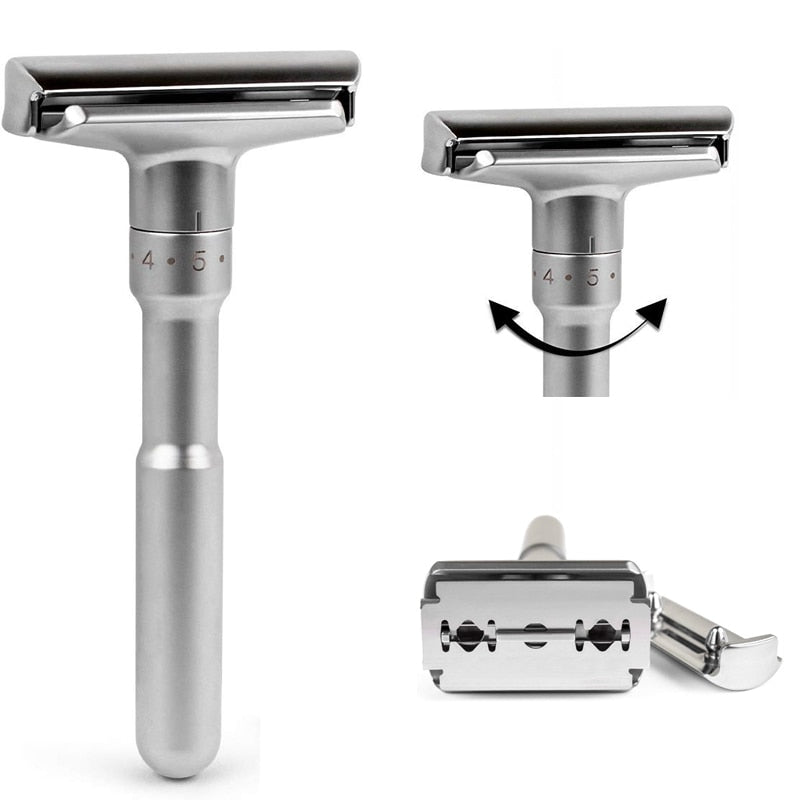 Adjustable Double Edge Classic Safety Razor Man