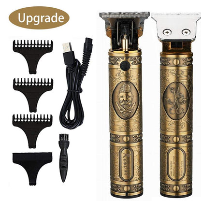 USB LCD Hair Trimmer Electric Clipper