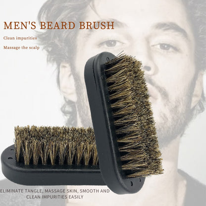 Beard Brush With Boar Bristle For Men