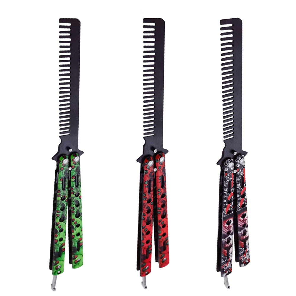 Foldable Comb Stainless Steel Practice Training