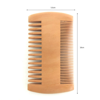 Natural Green Pear Wood Hair Brush Hair Comb