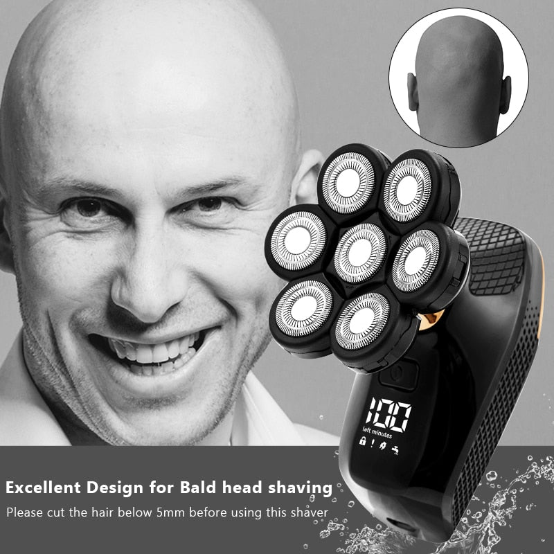 Rechargeable Bald Head Electric Shaver