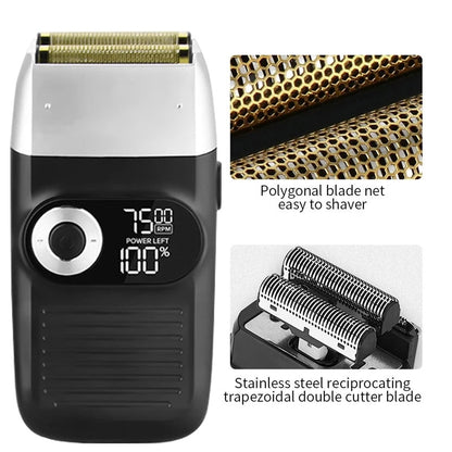 T9 Electric Hair Clipper LCD Trimmer for Men with USB Charge