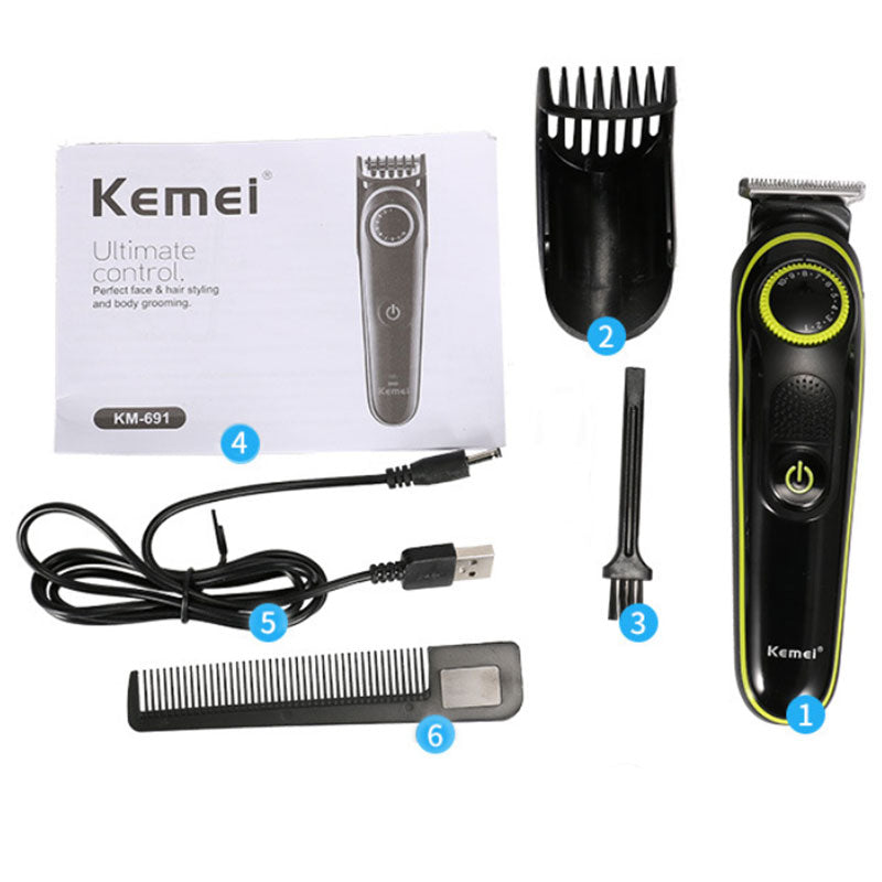 Grooming adjustable electric facial beard