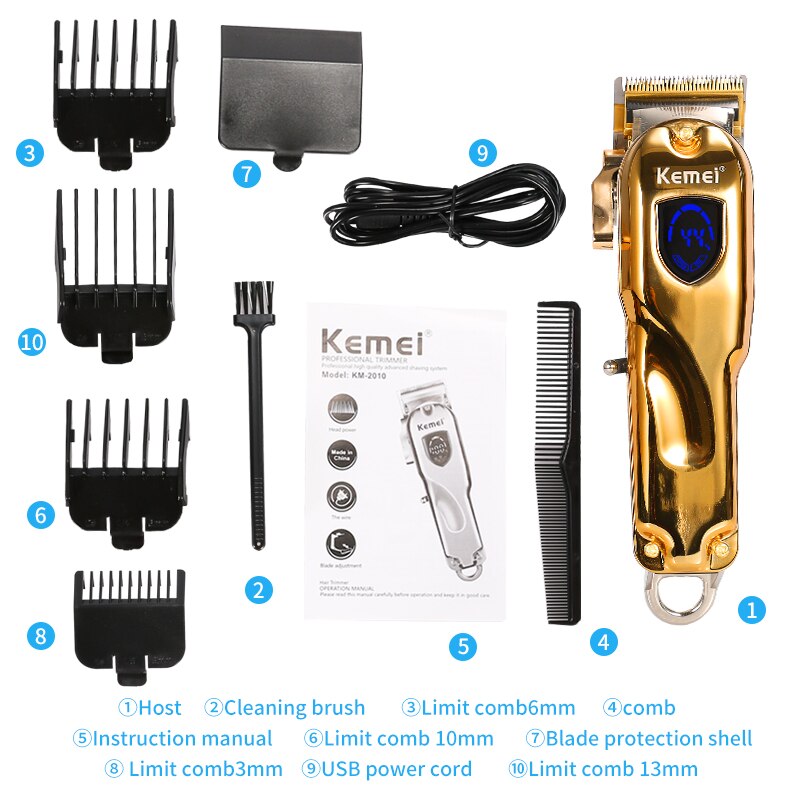 Professional Hair Clipper USB Electric