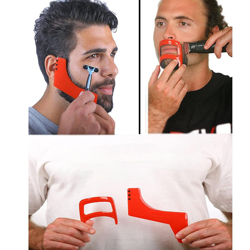 Combs Hair Trimmers Plastic Men Beard Shaping Styling