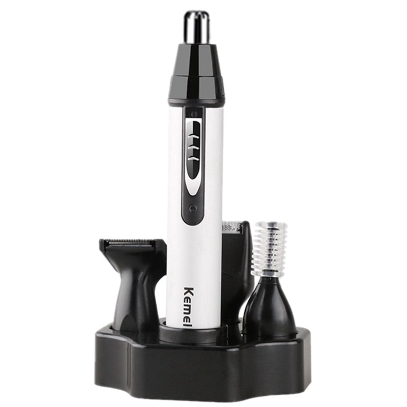 Rechargeable Nose Ear Hair Trimmer For Men Women Grooming Kit