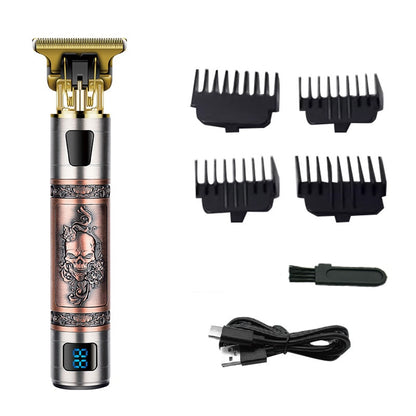 LCD Display hair trimmer for men