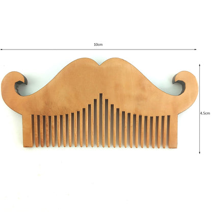 Natural Green Pear Wood Hair Brush Hair Comb