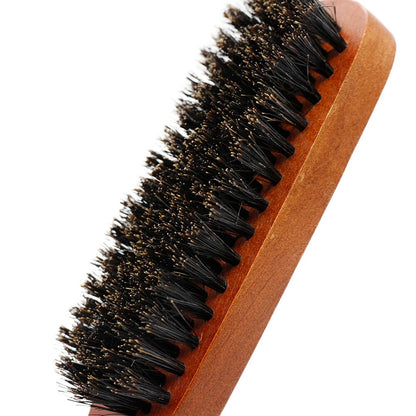 Portable Wood Handle Beard Brush Boar