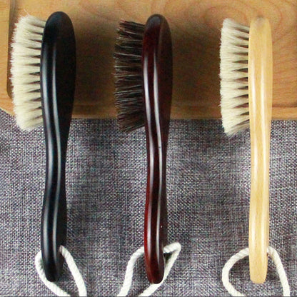 Natural Soft Goat Bristle Hair Sweeping Brush