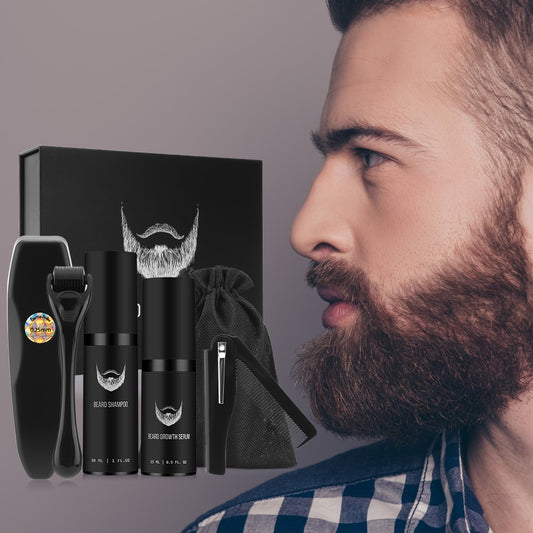 Beard Growth Kit Barber Grow Oil Product Hair Treatment