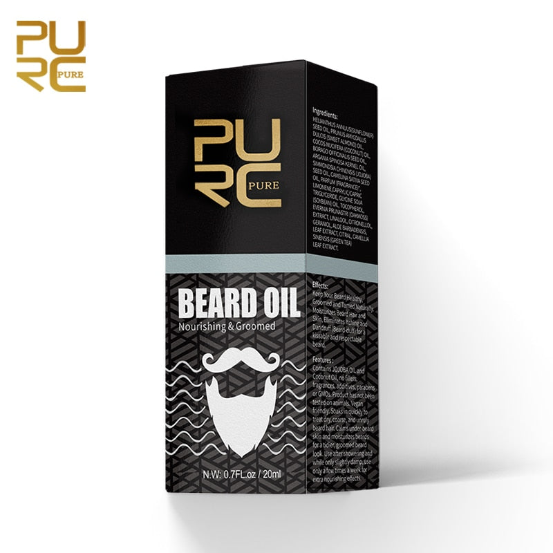 PURC Beard Oil Nourishing & Groomed Beard Hair